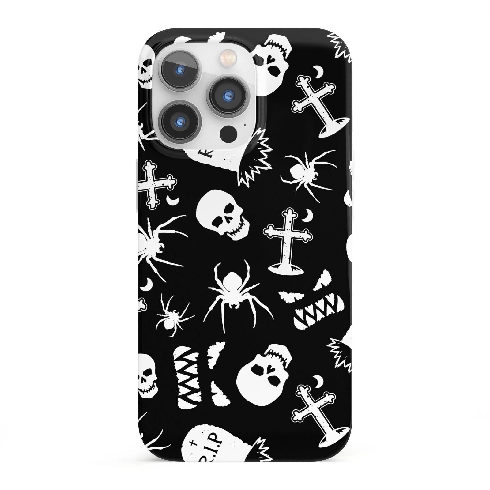 Spooky Illustrations iPhone 13 Pro Full Wrap 3D Snap Case