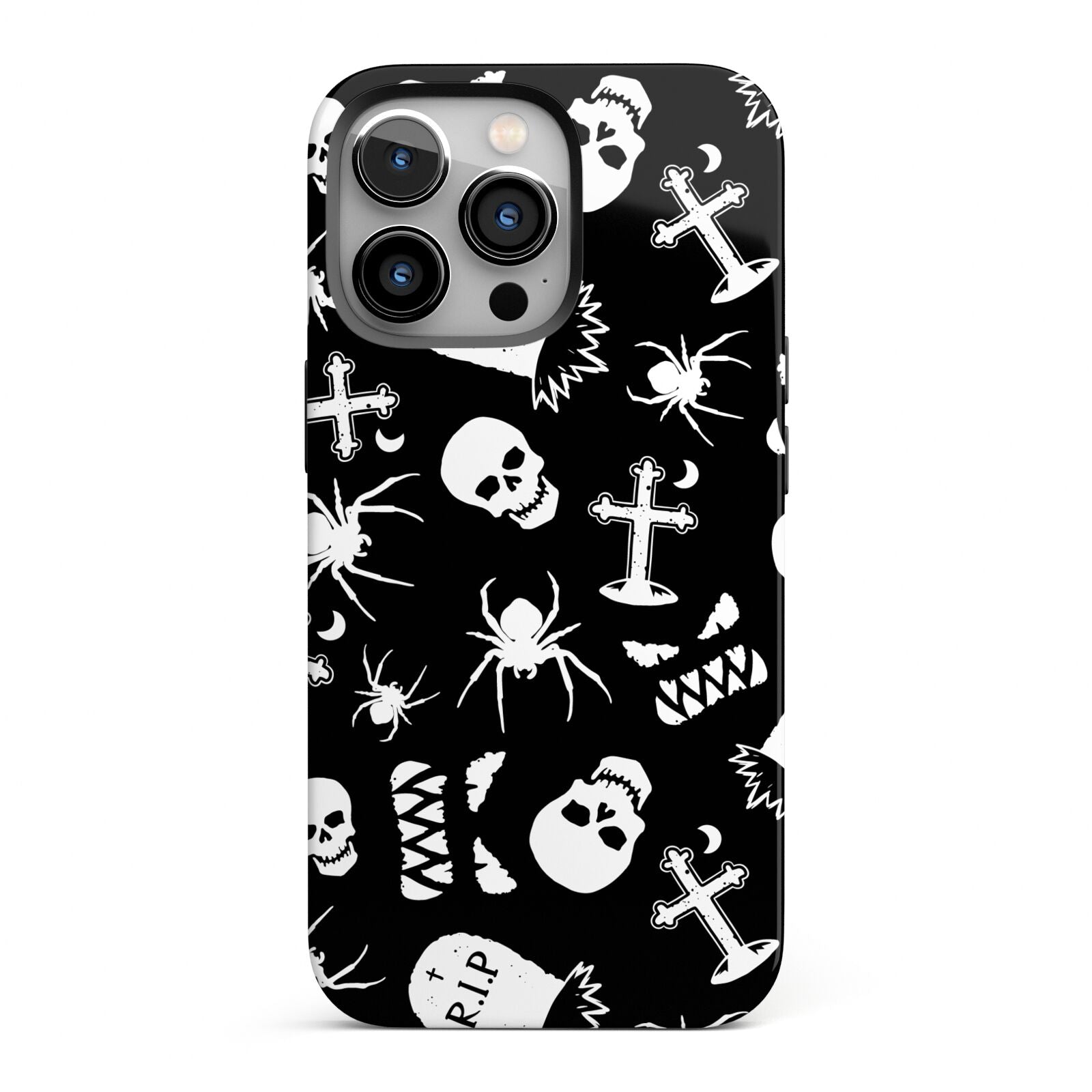 Spooky Illustrations iPhone 13 Pro Full Wrap 3D Tough Case