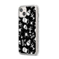 Spooky Illustrations iPhone 14 Plus Glitter Tough Case Starlight Angled Image