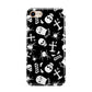 Spooky Illustrations iPhone 8 3D Tough Case on Gold Phone