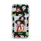 Spooky Potions Halloween Photo Upload Apple iPhone XR Impact Case White Edge on Silver Phone