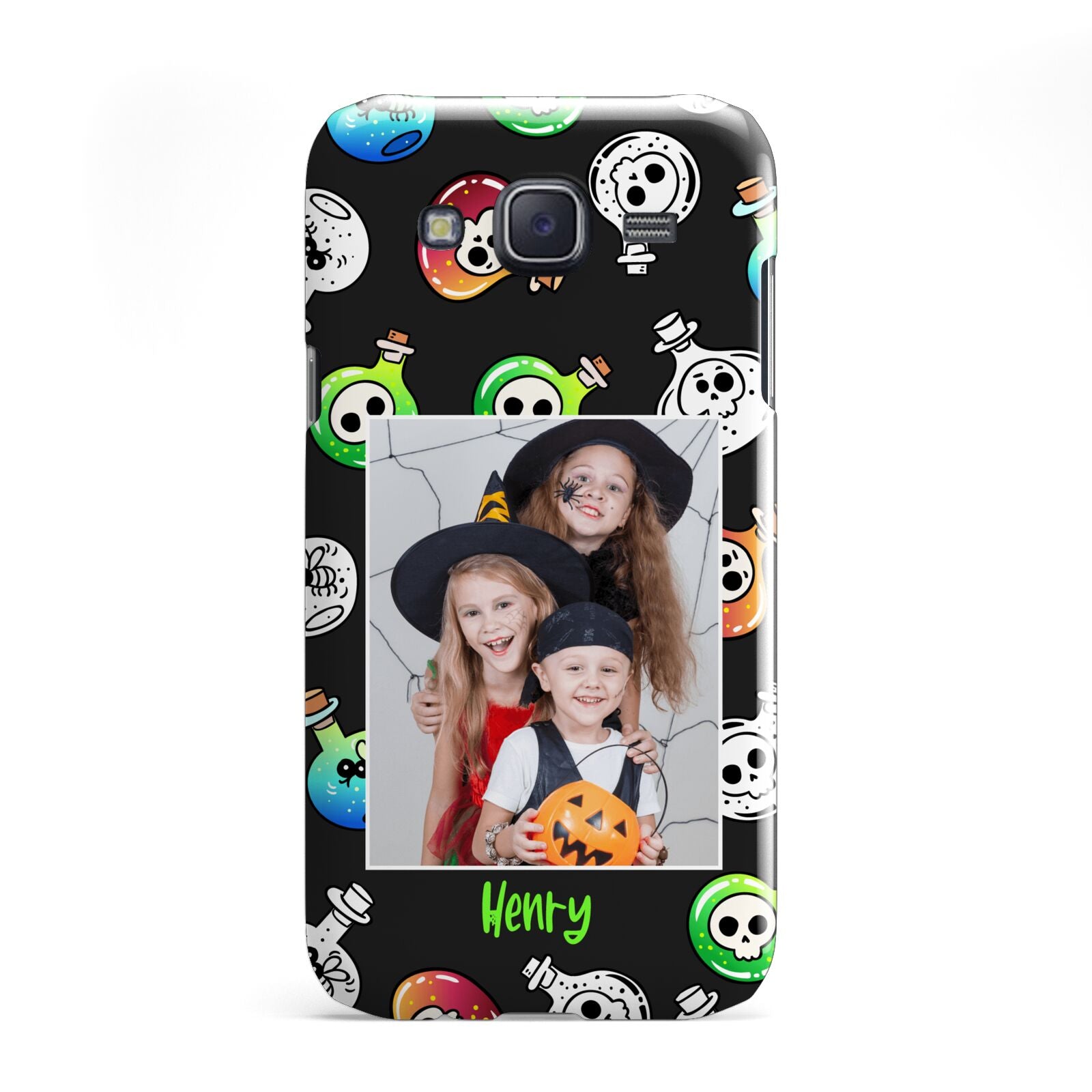Spooky Potions Halloween Photo Upload Samsung Galaxy J5 Case