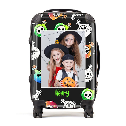 Spooky Potions Halloween Photo Upload Suitcase