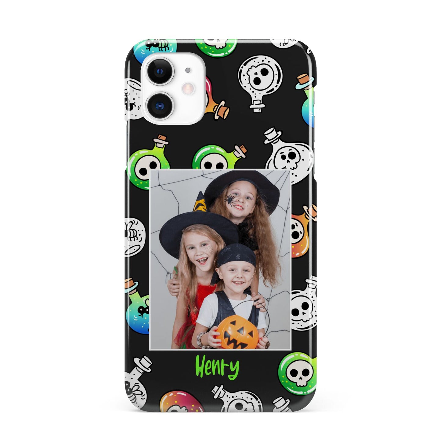 Spooky Potions Halloween Photo Upload iPhone 11 3D Snap Case
