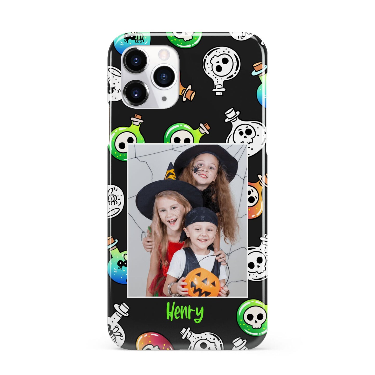 Spooky Potions Halloween Photo Upload iPhone 11 Pro 3D Snap Case