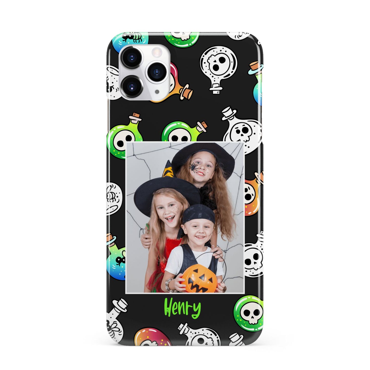 Spooky Potions Halloween Photo Upload iPhone 11 Pro Max 3D Snap Case