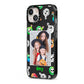 Spooky Potions Halloween Photo Upload iPhone 13 Black Impact Case Side Angle on Silver phone