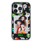 Spooky Potions Halloween Photo Upload iPhone 14 Pro Black Impact Case on Silver phone
