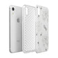 Spooky Spiders Webs Personalised Apple iPhone XR White 3D Tough Case Expanded view