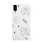 Spooky Spiders Webs Personalised Apple iPhone Xs Max 3D Snap Case