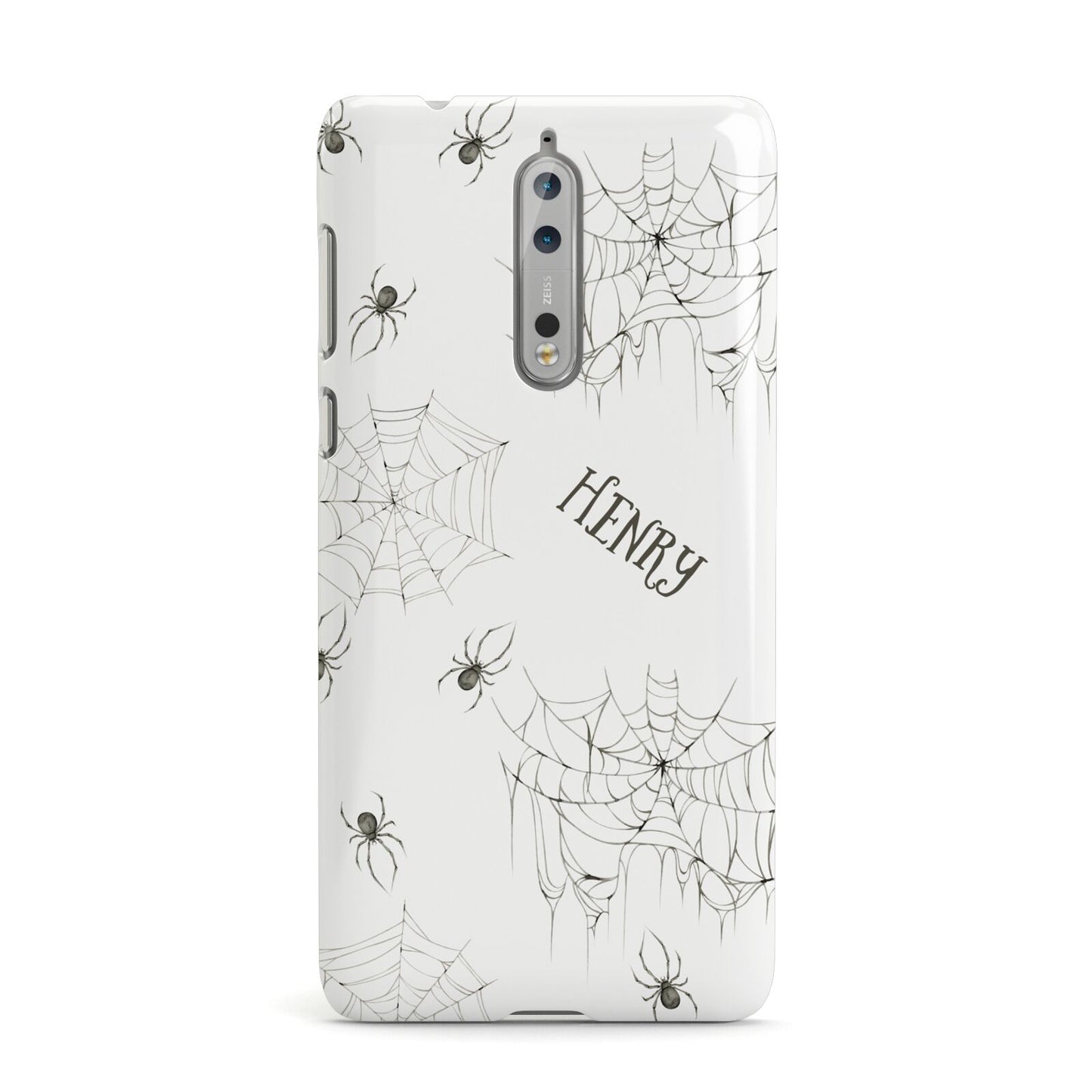 Spooky Spiders Webs Personalised Nokia Case