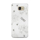 Spooky Spiders Webs Personalised Samsung Galaxy A5 2016 Case on gold phone