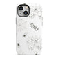 Spooky Spiders Webs Personalised iPhone 13 Mini Full Wrap 3D Tough Case