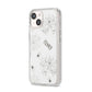 Spooky Spiders Webs Personalised iPhone 14 Clear Tough Case Starlight Angled Image