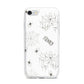 Spooky Spiders Webs Personalised iPhone 7 Bumper Case on Silver iPhone