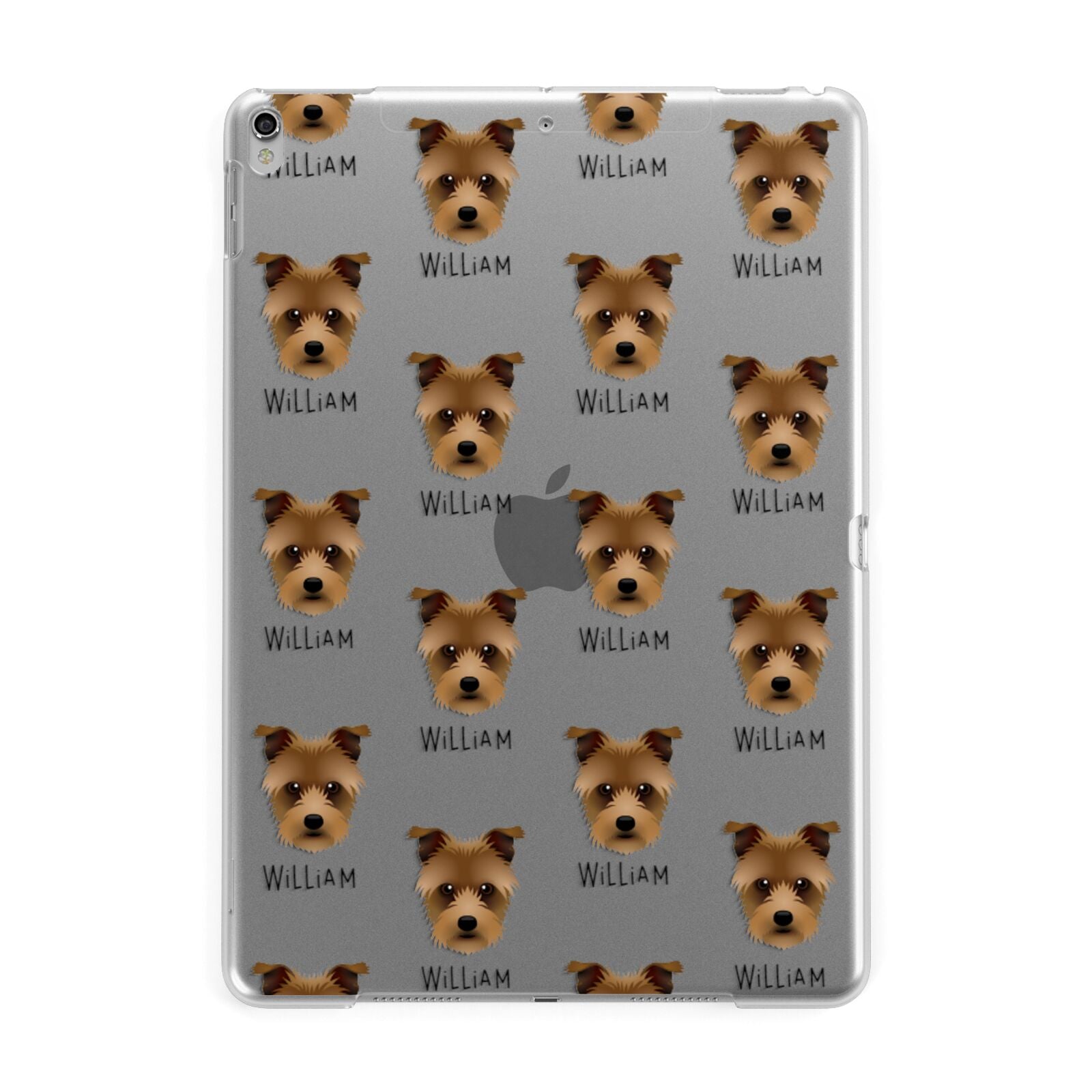 Sporting Lucas Terrier Icon with Name Apple iPad Silver Case