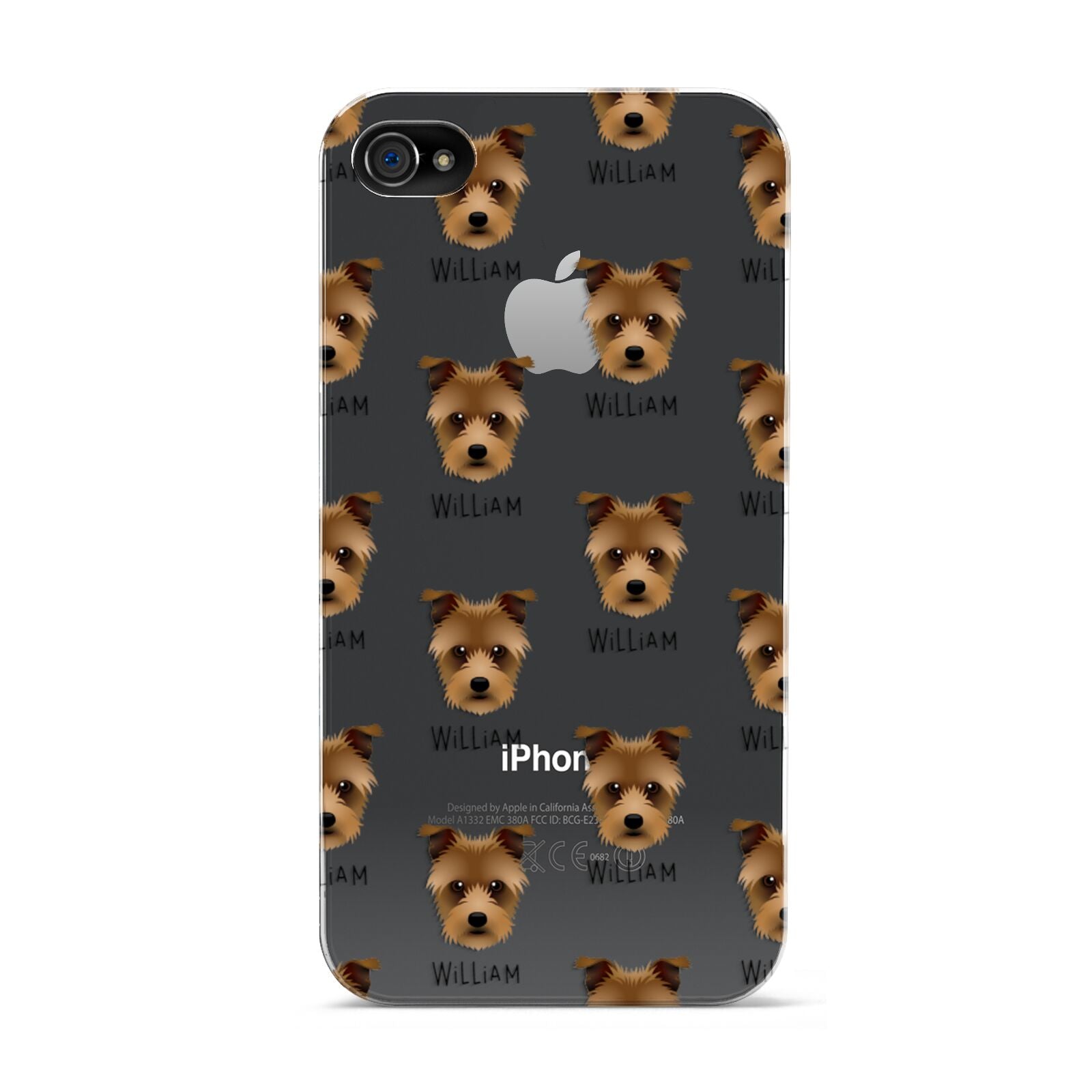 Sporting Lucas Terrier Icon with Name Apple iPhone 4s Case