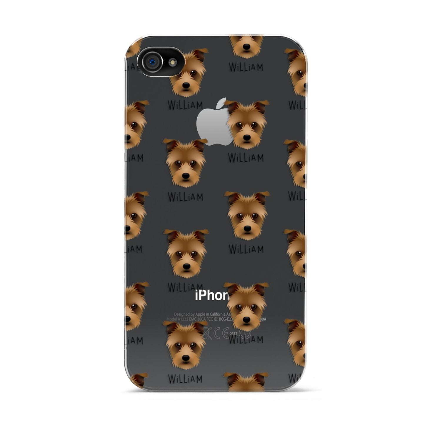 Sporting Lucas Terrier Icon with Name Apple iPhone 4s Case