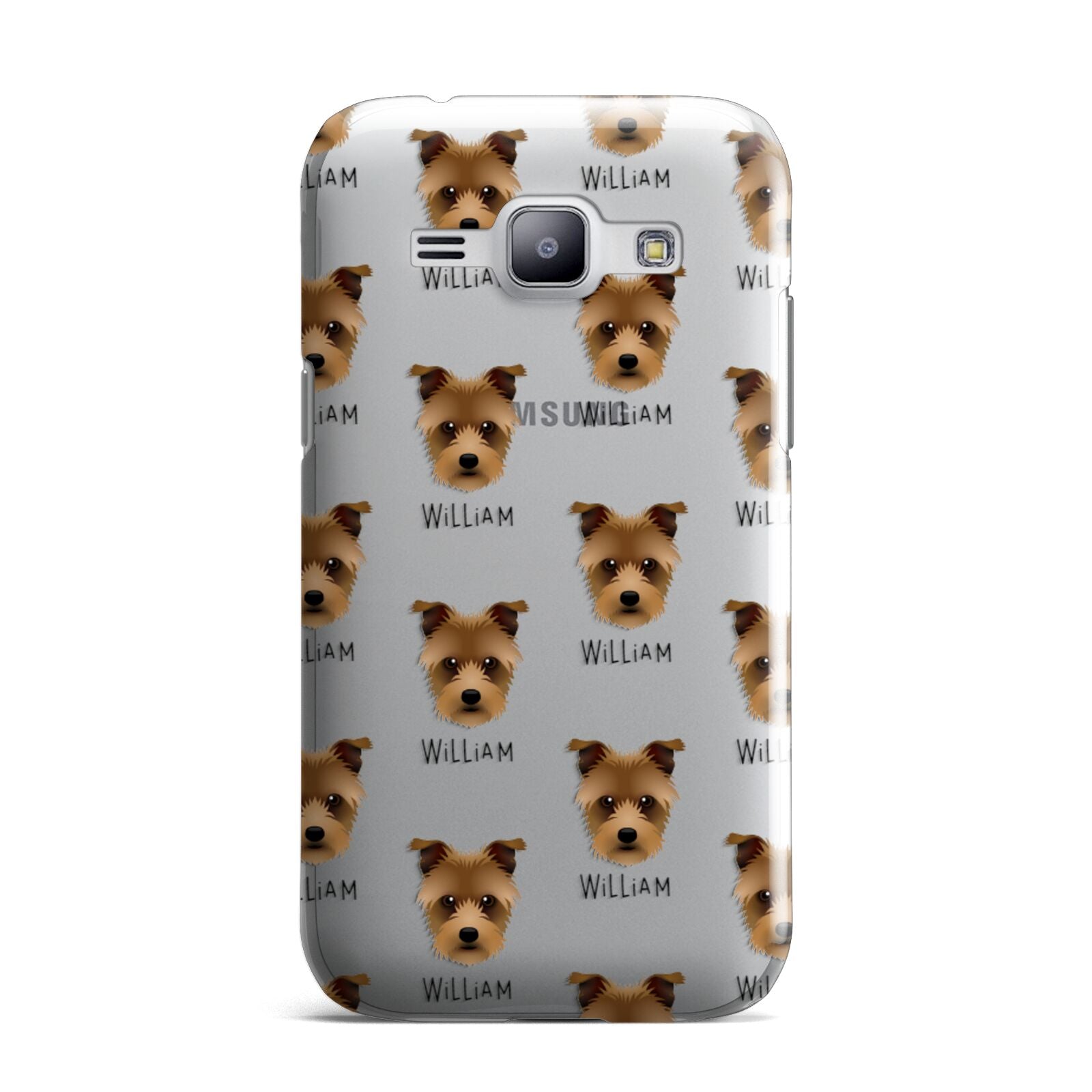 Sporting Lucas Terrier Icon with Name Samsung Galaxy J1 2015 Case