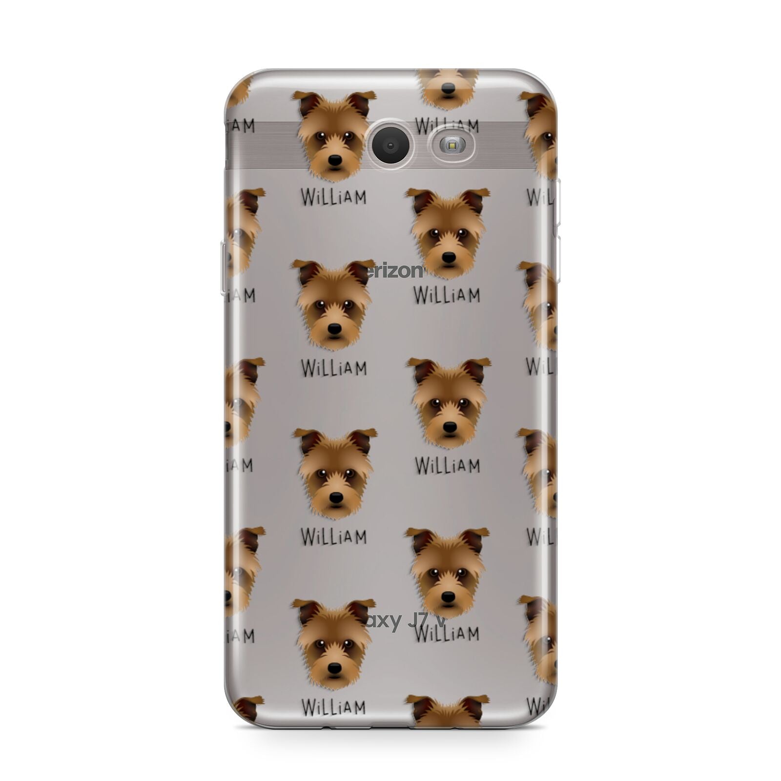 Sporting Lucas Terrier Icon with Name Samsung Galaxy J7 2017 Case