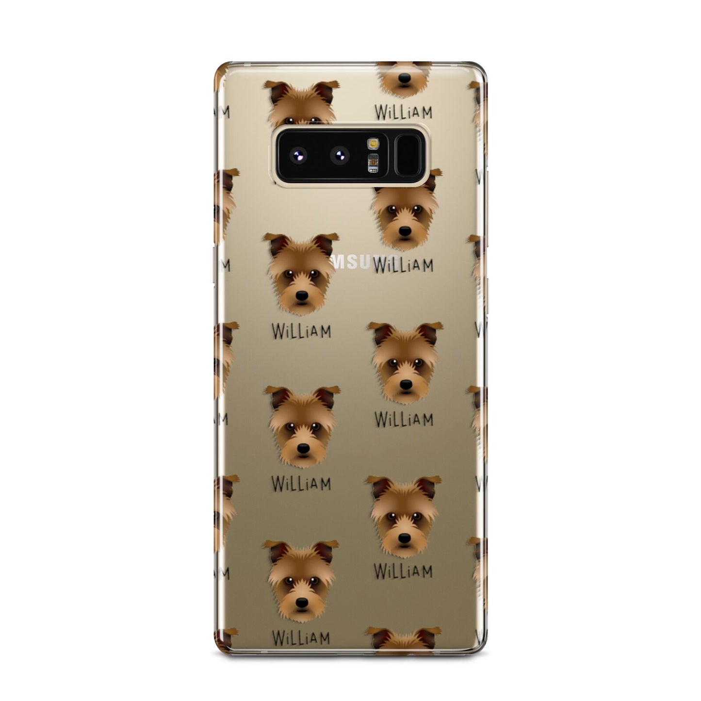 Sporting Lucas Terrier Icon with Name Samsung Galaxy Note 8 Case