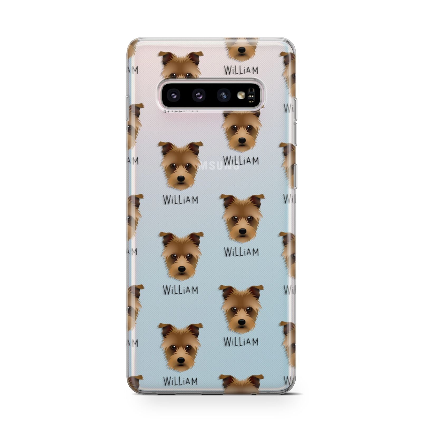 Sporting Lucas Terrier Icon with Name Samsung Galaxy S10 Case