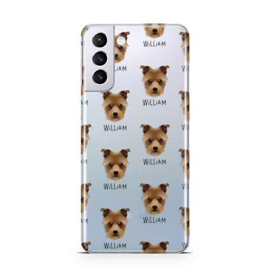 Sporting Lucas Terrier Icon with Name Samsung S21 Plus Phone Case