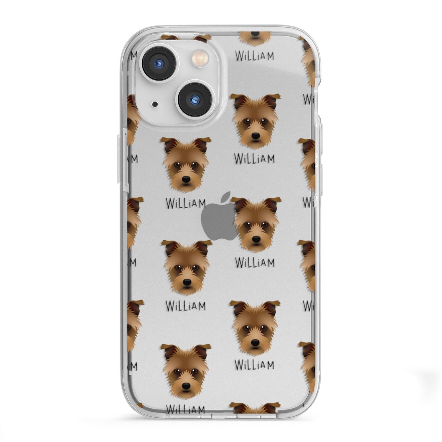 Sporting Lucas Terrier Icon with Name iPhone 13 Mini TPU Impact Case with White Edges