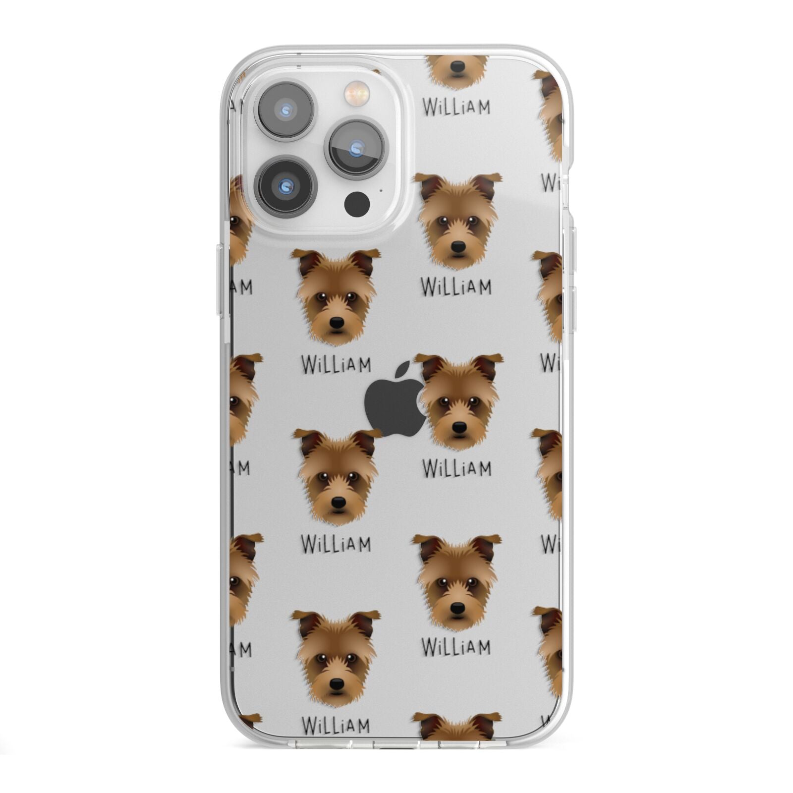 Sporting Lucas Terrier Icon with Name iPhone 13 Pro Max TPU Impact Case with White Edges