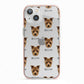 Sporting Lucas Terrier Icon with Name iPhone 13 TPU Impact Case with Pink Edges