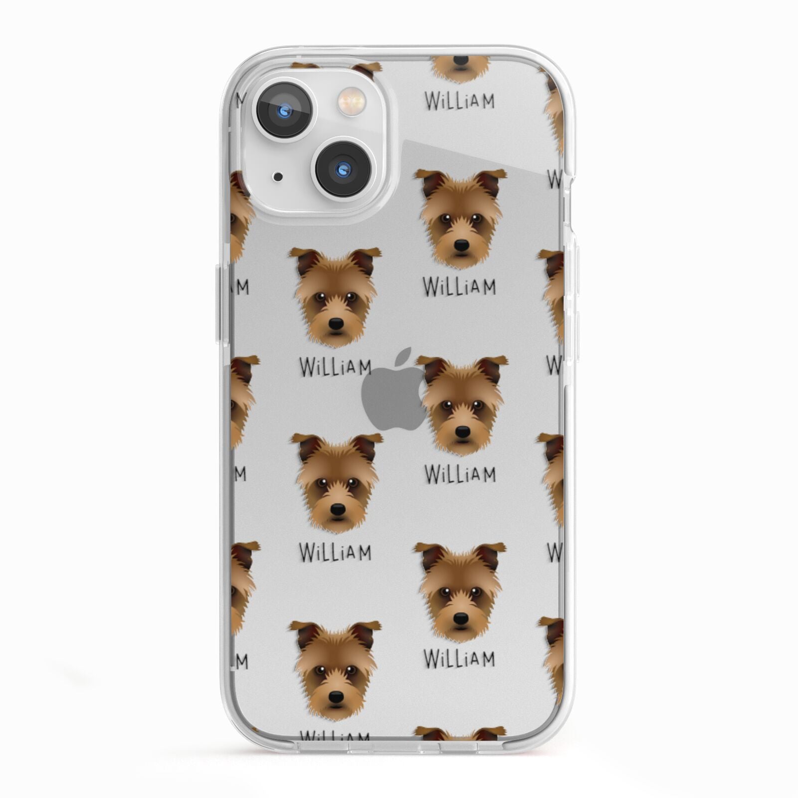 Sporting Lucas Terrier Icon with Name iPhone 13 TPU Impact Case with White Edges