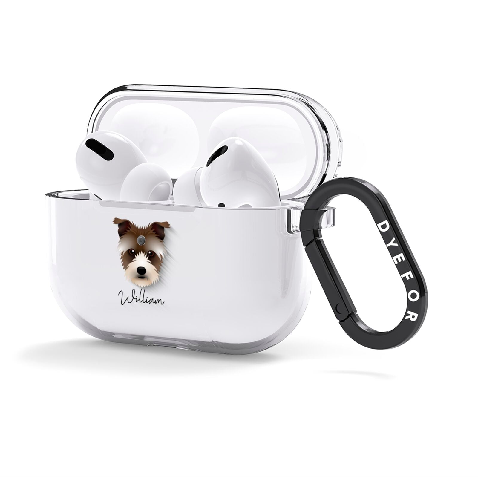 Sporting Lucas Terrier Personalised AirPods Clear Case 3rd Gen Side Image