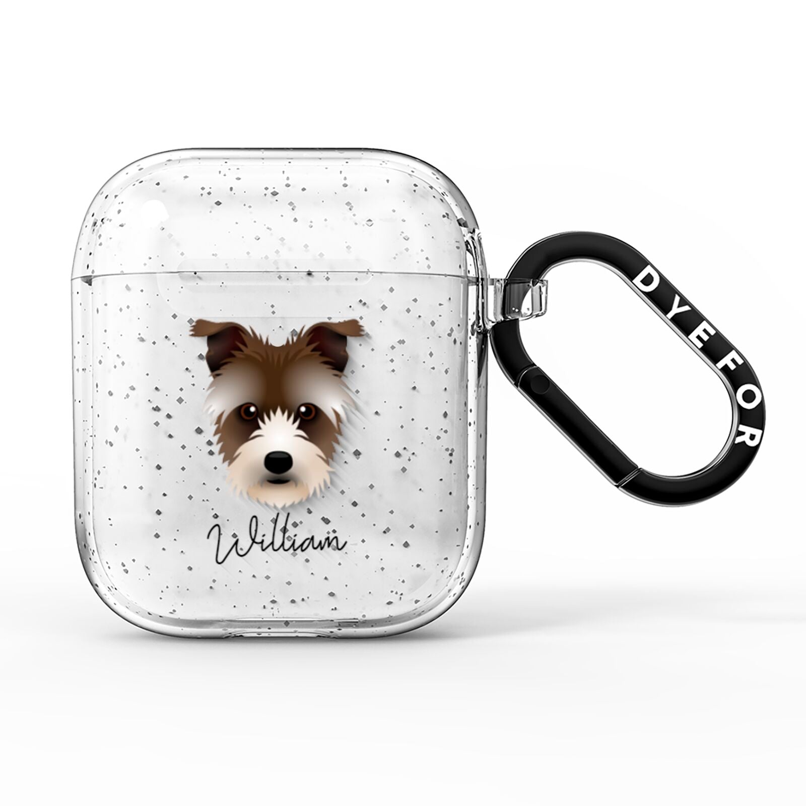 Sporting Lucas Terrier Personalised AirPods Glitter Case