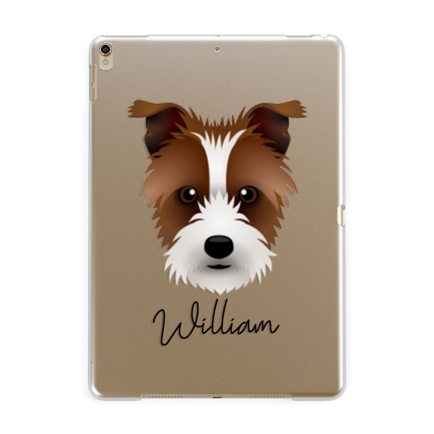Sporting Lucas Terrier Personalised Apple iPad Gold Case