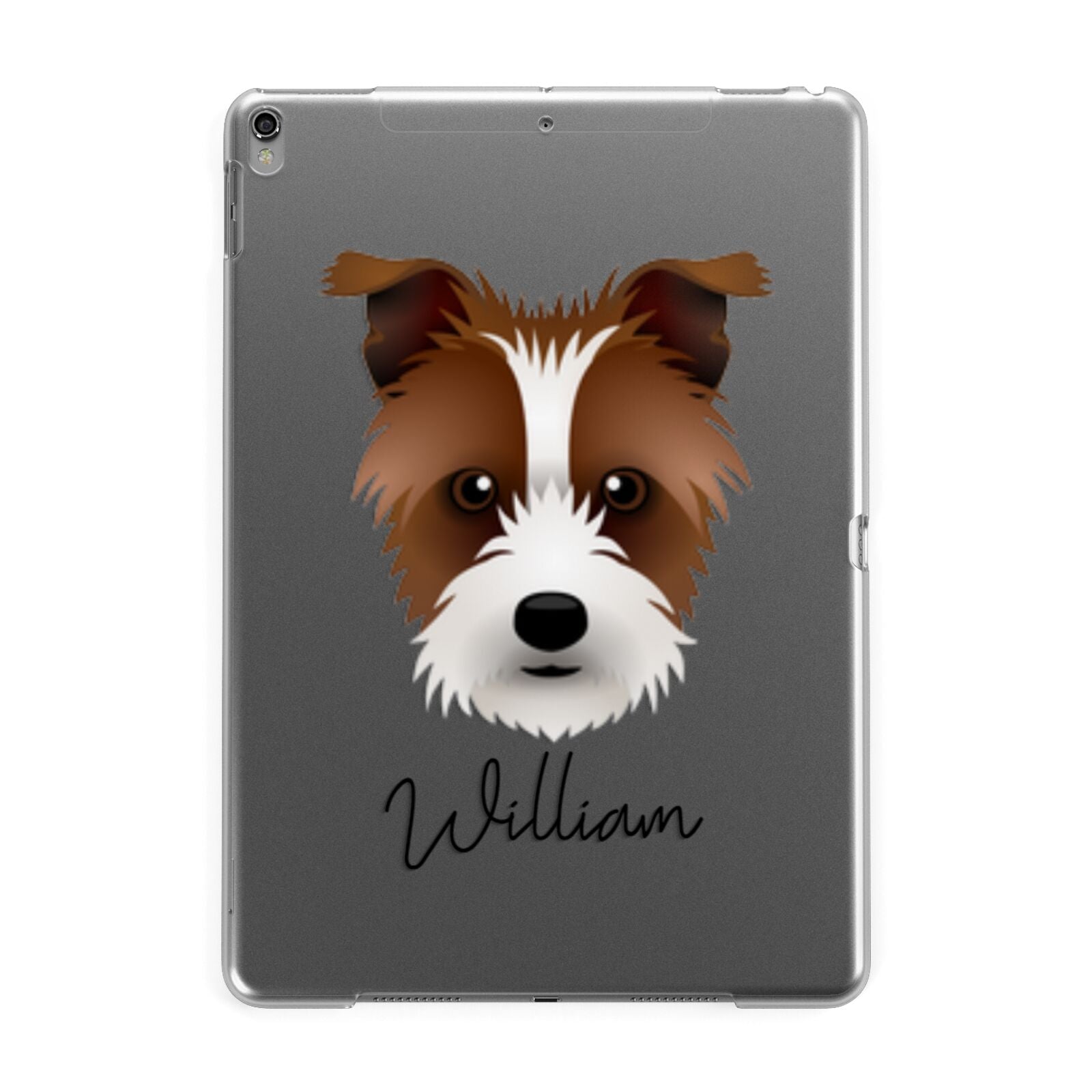 Sporting Lucas Terrier Personalised Apple iPad Grey Case