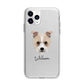 Sporting Lucas Terrier Personalised Apple iPhone 11 Pro Max in Silver with Bumper Case