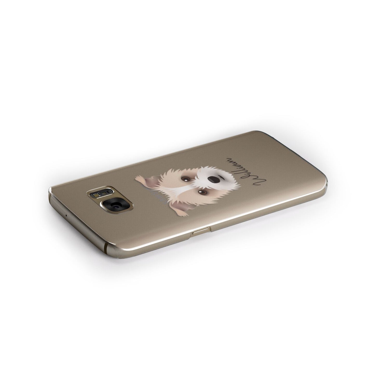 Sporting Lucas Terrier Personalised Samsung Galaxy Case Side Close Up