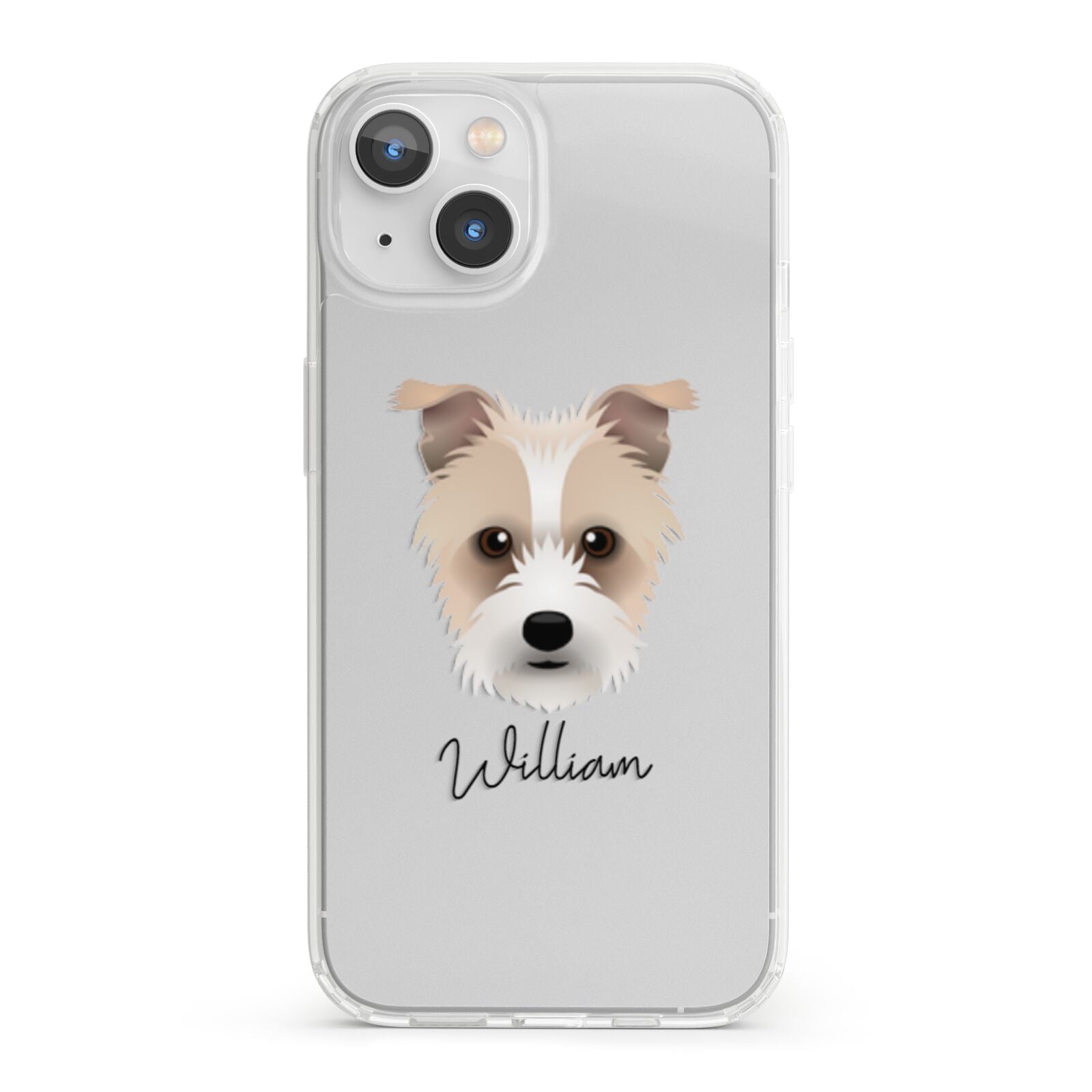 Sporting Lucas Terrier Personalised iPhone 13 Clear Bumper Case
