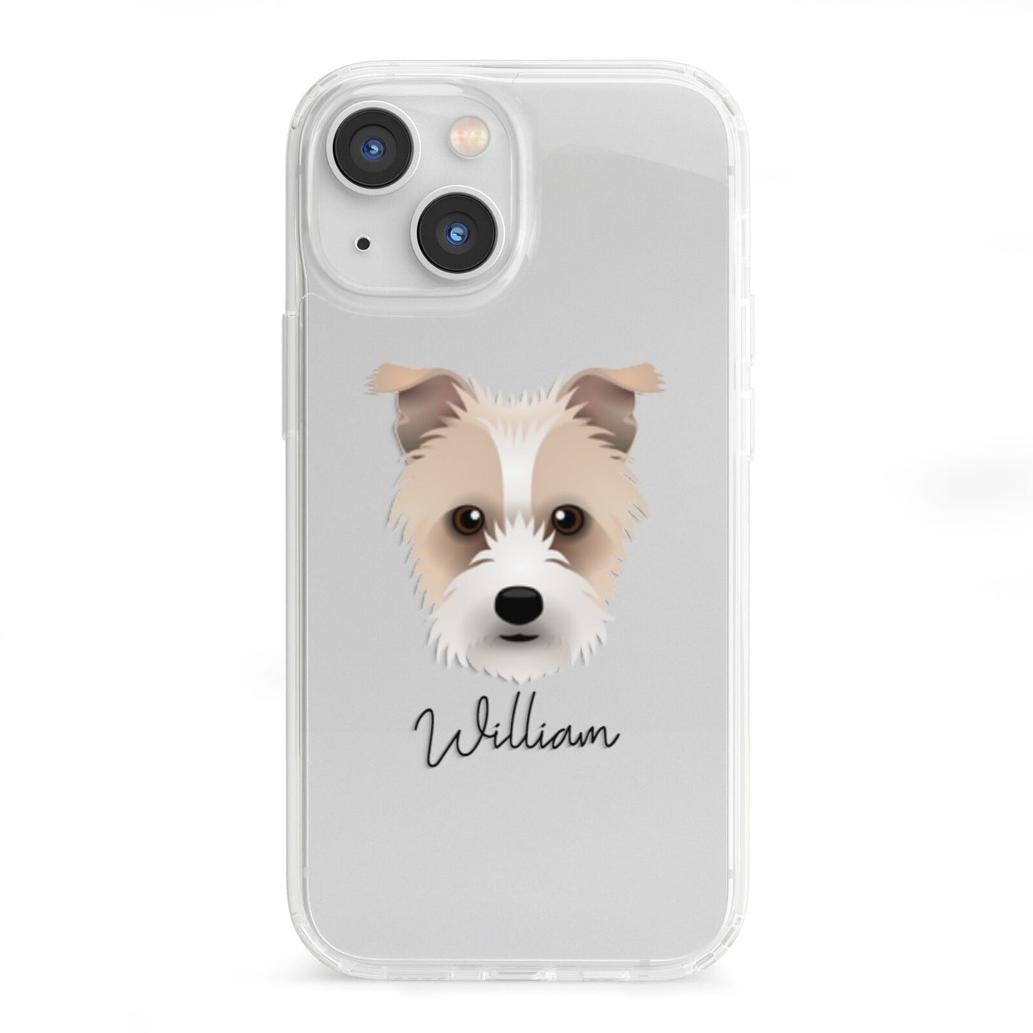 Sporting Lucas Terrier Personalised iPhone 13 Mini Clear Bumper Case