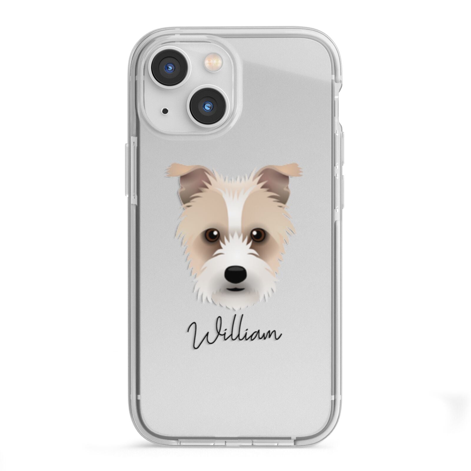 Sporting Lucas Terrier Personalised iPhone 13 Mini TPU Impact Case with White Edges