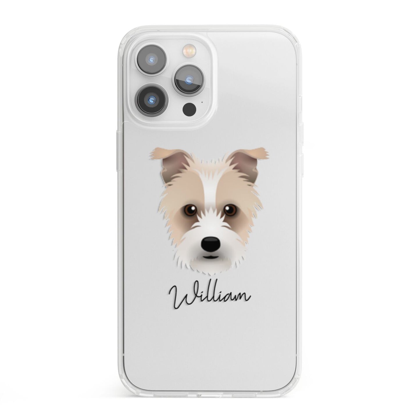 Sporting Lucas Terrier Personalised iPhone 13 Pro Max Clear Bumper Case