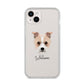Sporting Lucas Terrier Personalised iPhone 14 Plus Clear Tough Case Starlight