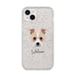 Sporting Lucas Terrier Personalised iPhone 14 Plus Glitter Tough Case Starlight