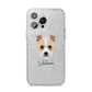 Sporting Lucas Terrier Personalised iPhone 14 Pro Max Glitter Tough Case Silver