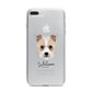 Sporting Lucas Terrier Personalised iPhone 7 Plus Bumper Case on Silver iPhone