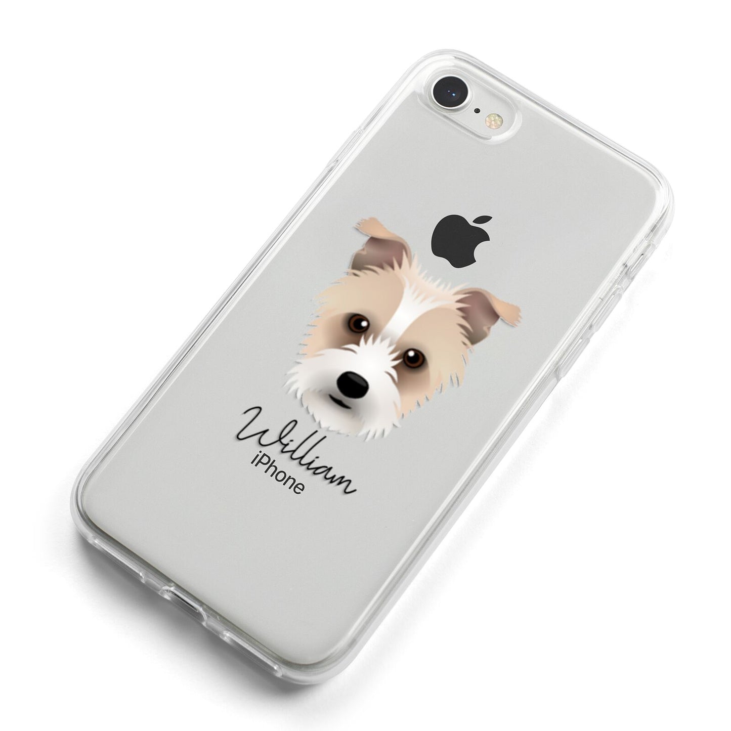 Sporting Lucas Terrier Personalised iPhone 8 Bumper Case on Silver iPhone Alternative Image