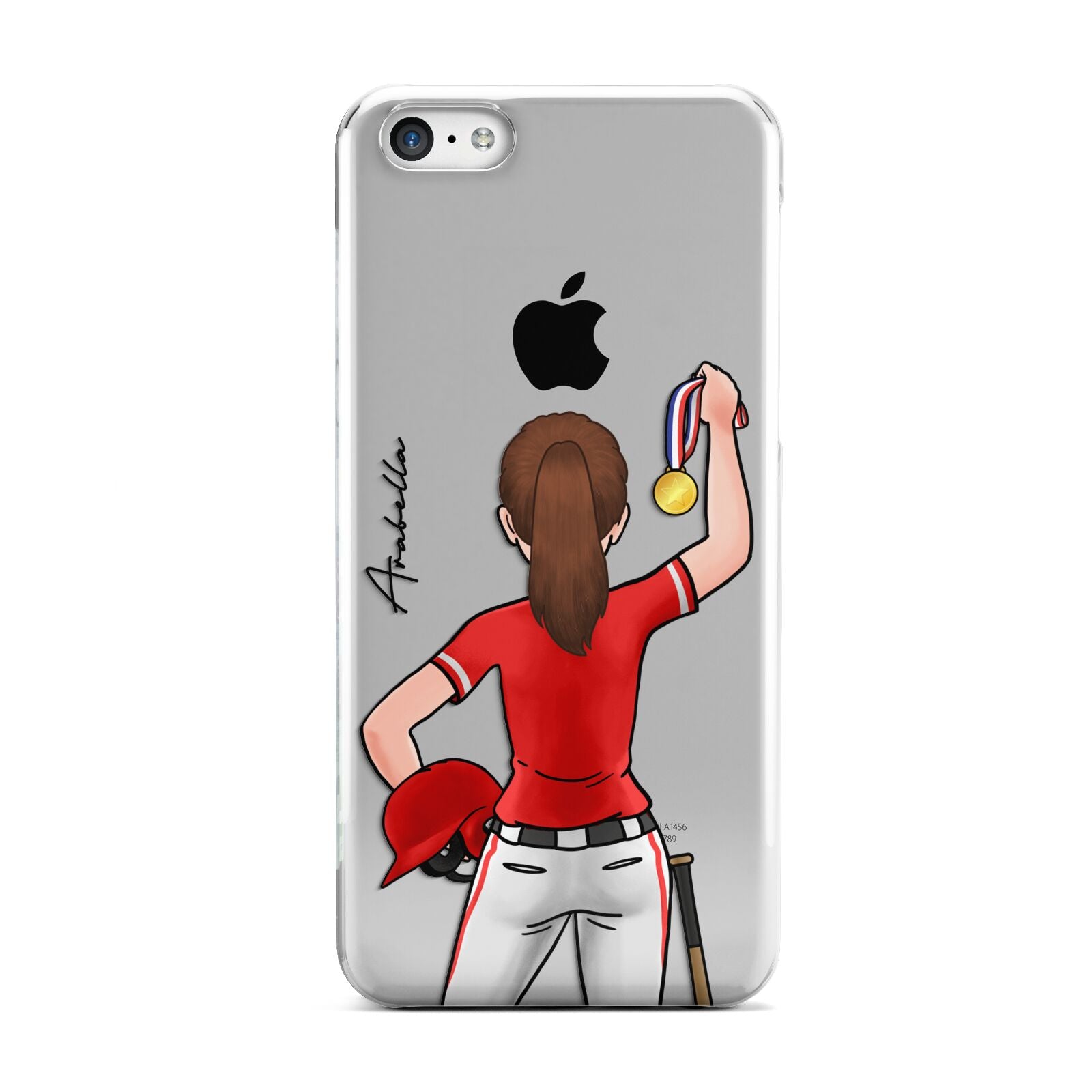 Sports Girl Personalised Apple iPhone 5c Case
