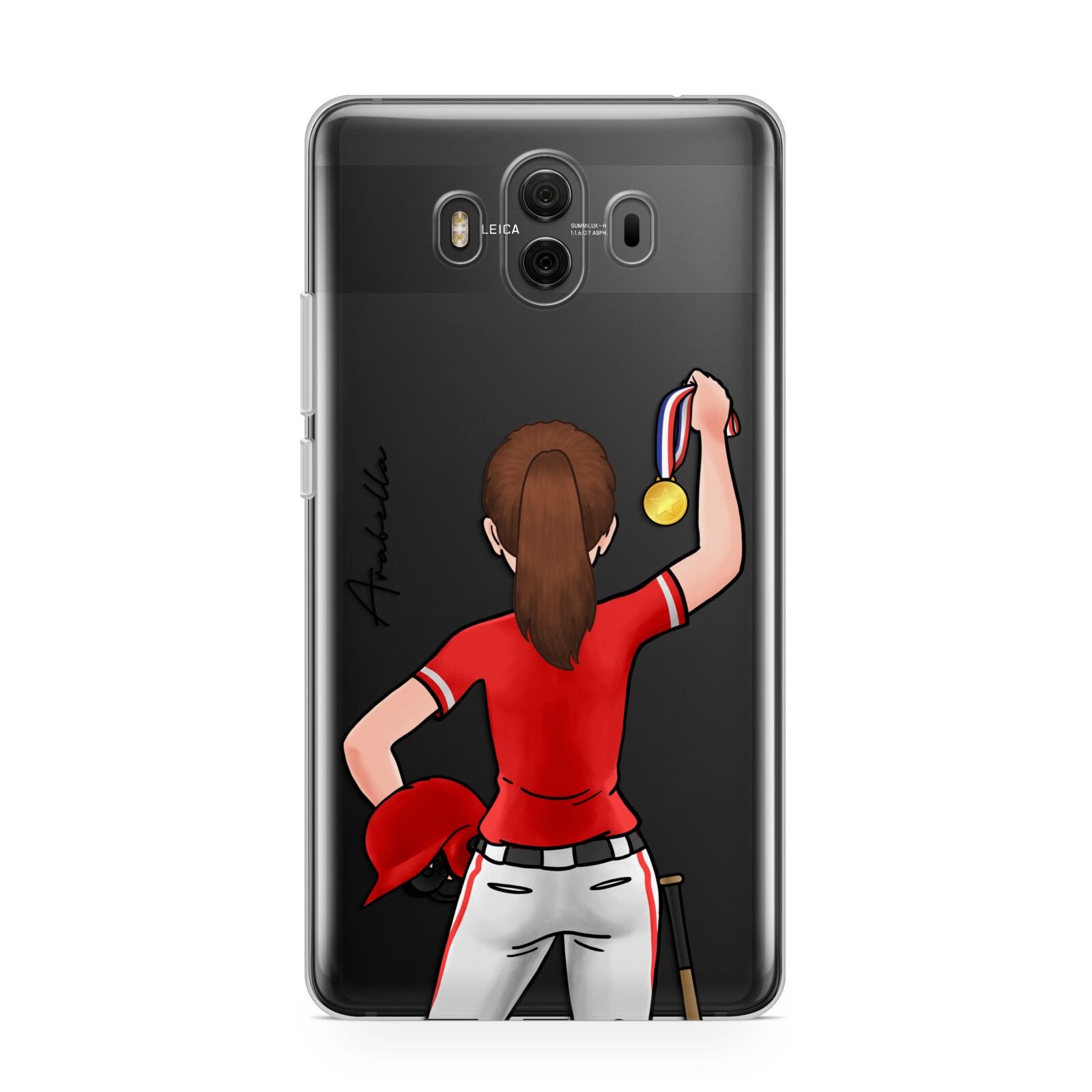 Sports Girl Personalised Huawei Mate 10 Protective Phone Case