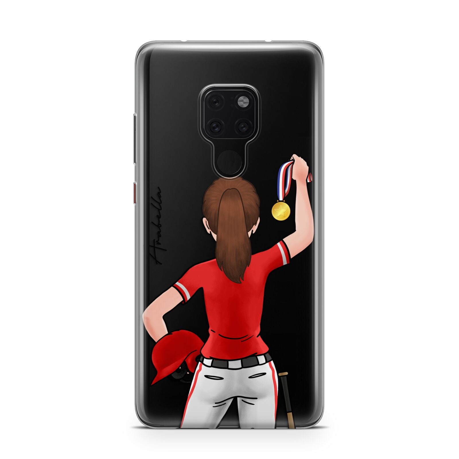 Sports Girl Personalised Huawei Mate 20 Phone Case
