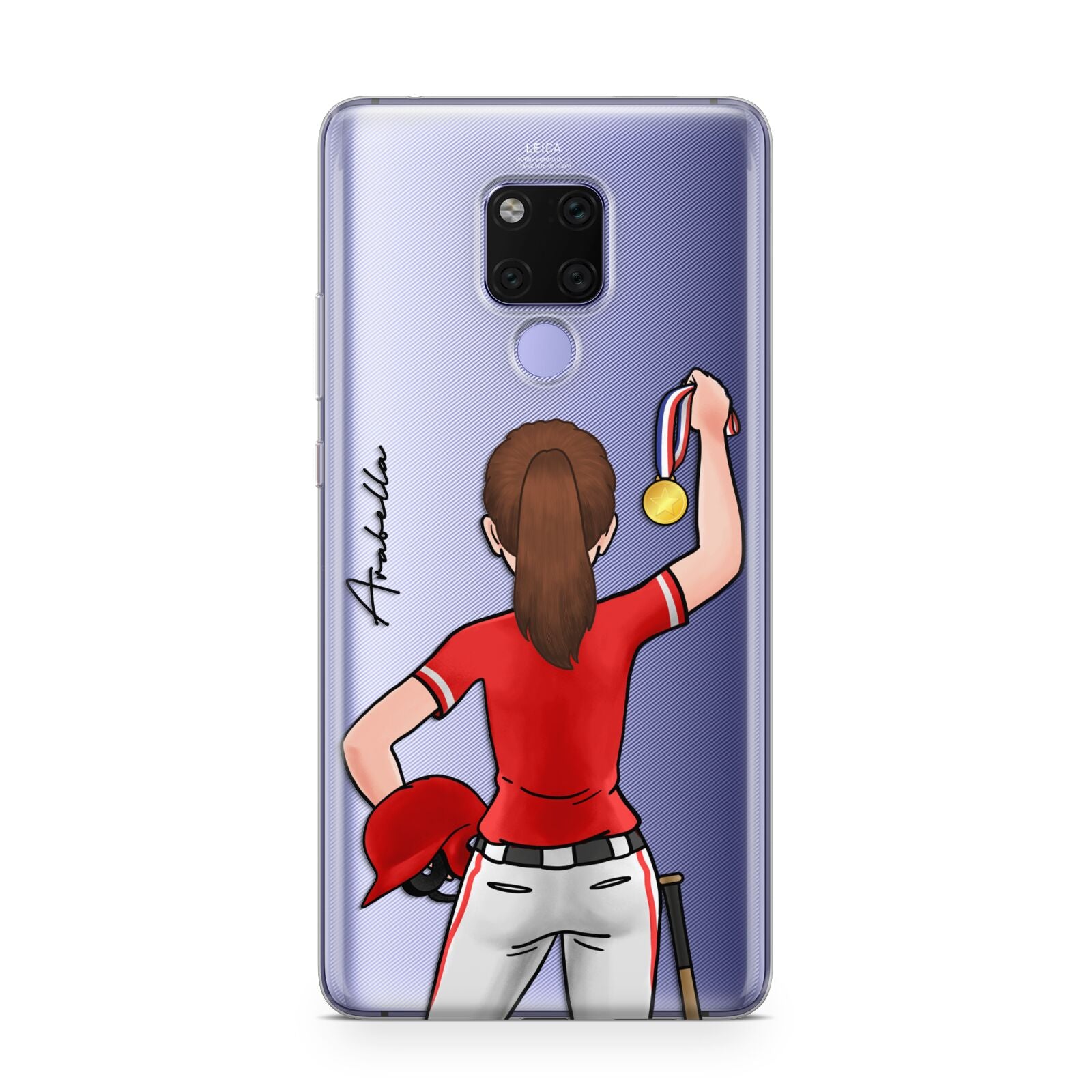 Sports Girl Personalised Huawei Mate 20X Phone Case